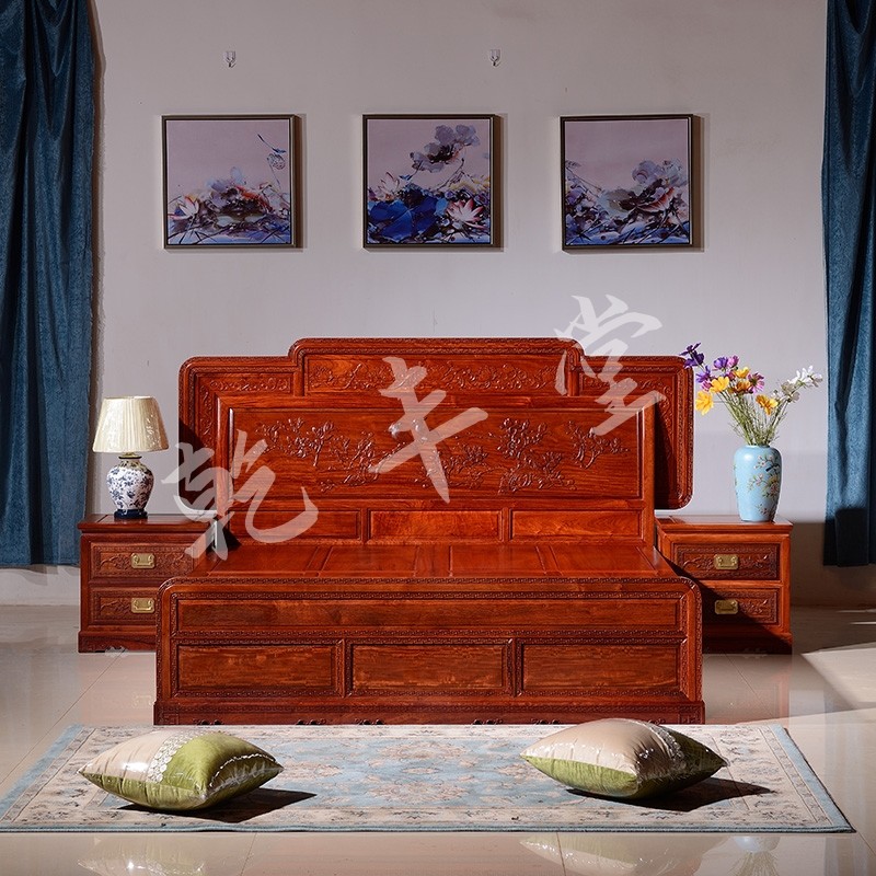 花开富贵开门床